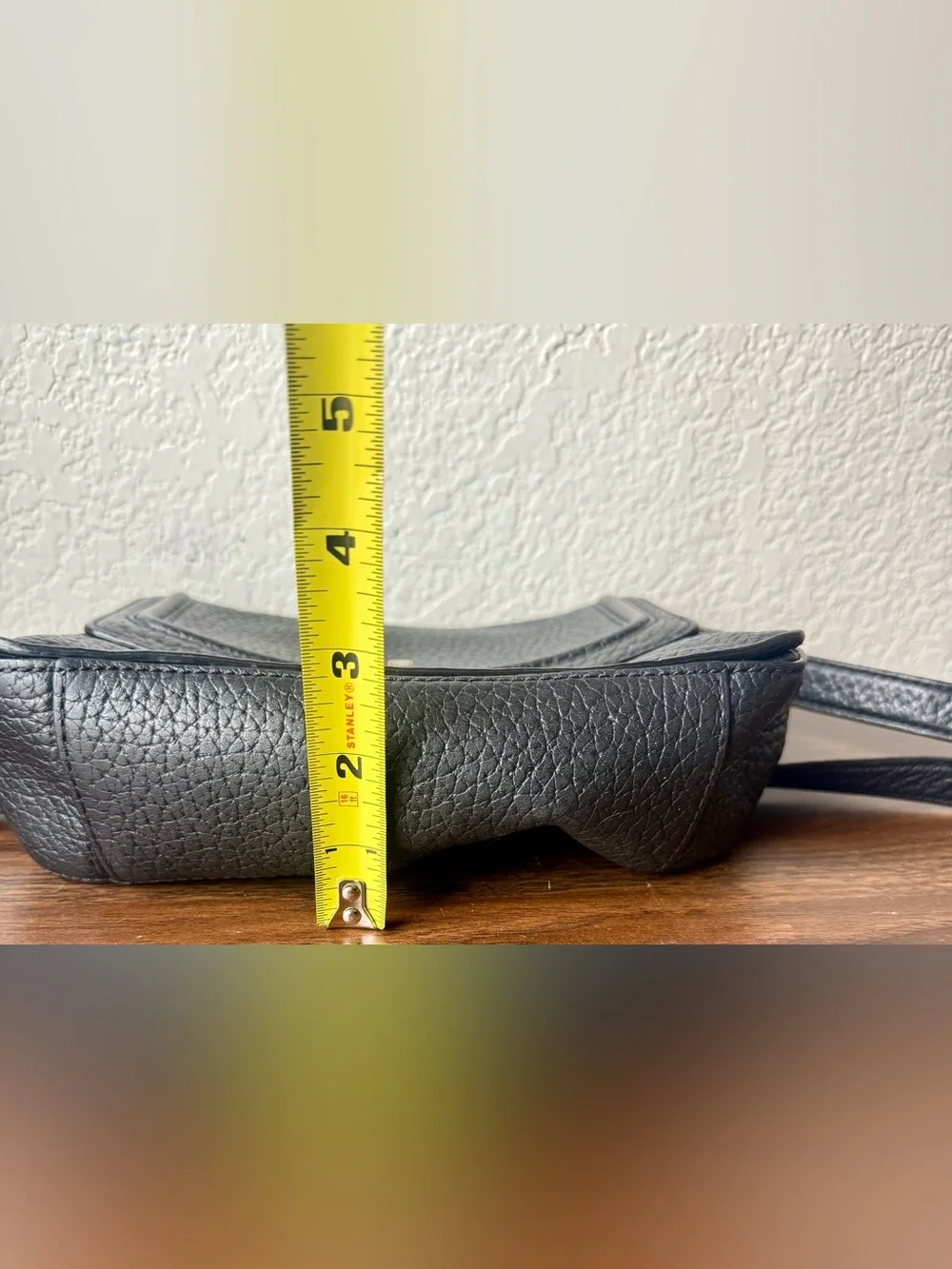 Vintage Kate Spade Black Pebbled Leather Crossbody Bag